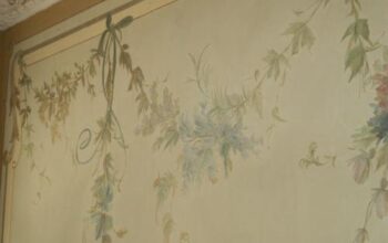 Teilansicht des restaurierten Wandgemäldes